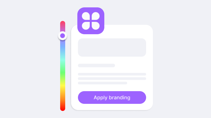 Your brand, your rules