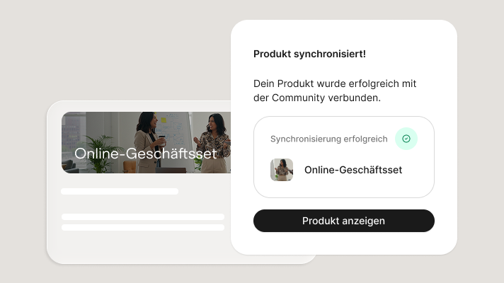 Seamless product integration